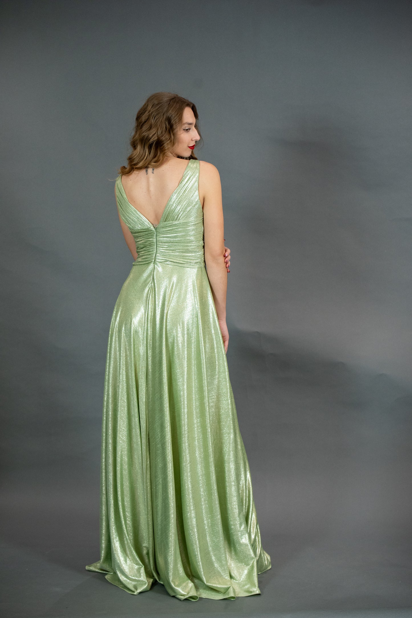 036 Μάξι τουαλέτα χωρίς μανίκια