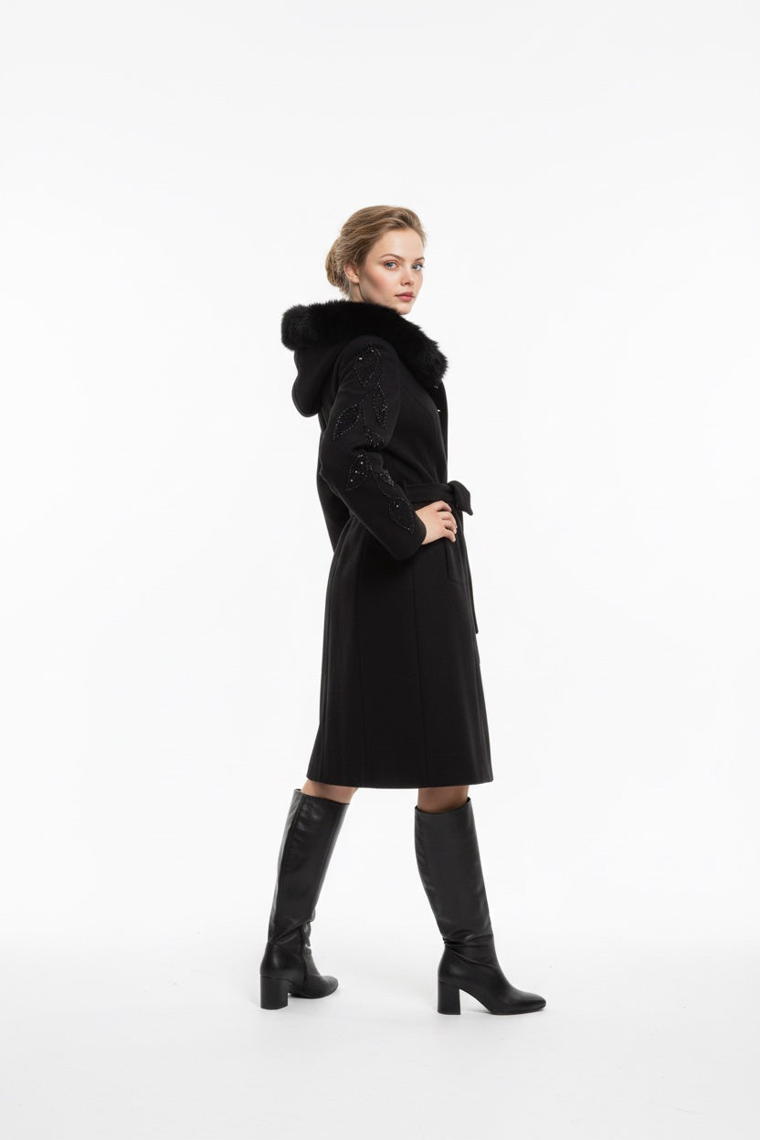 147 Κασμιρένιο μάξι παλτό