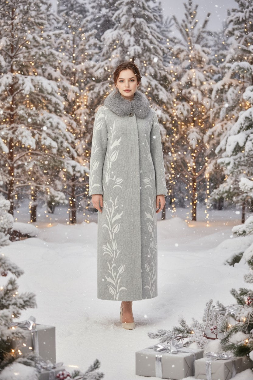 127 Ανκορά παλτό με γιακά ρενάρ