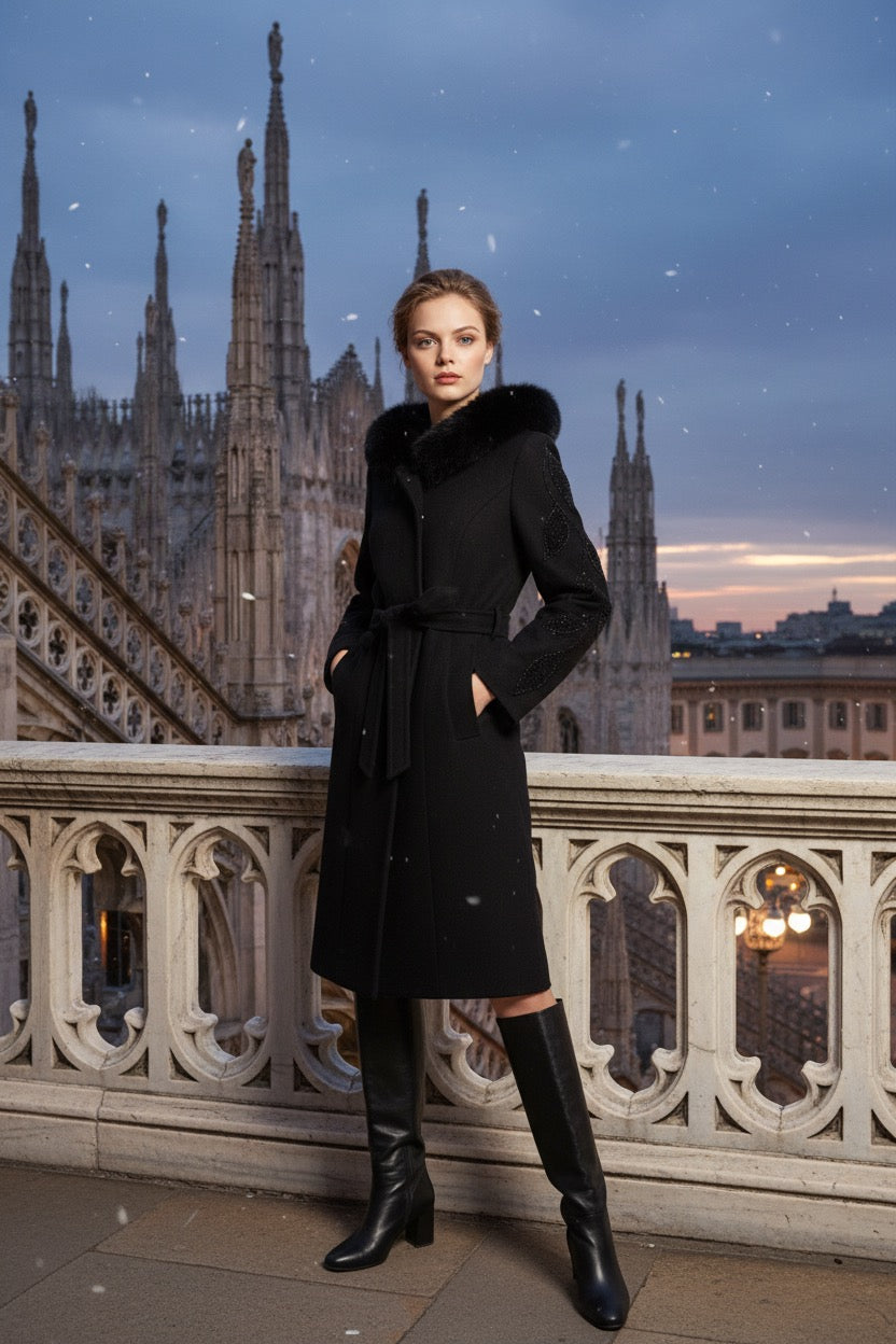 147 Κασμιρένιο μάξι παλτό