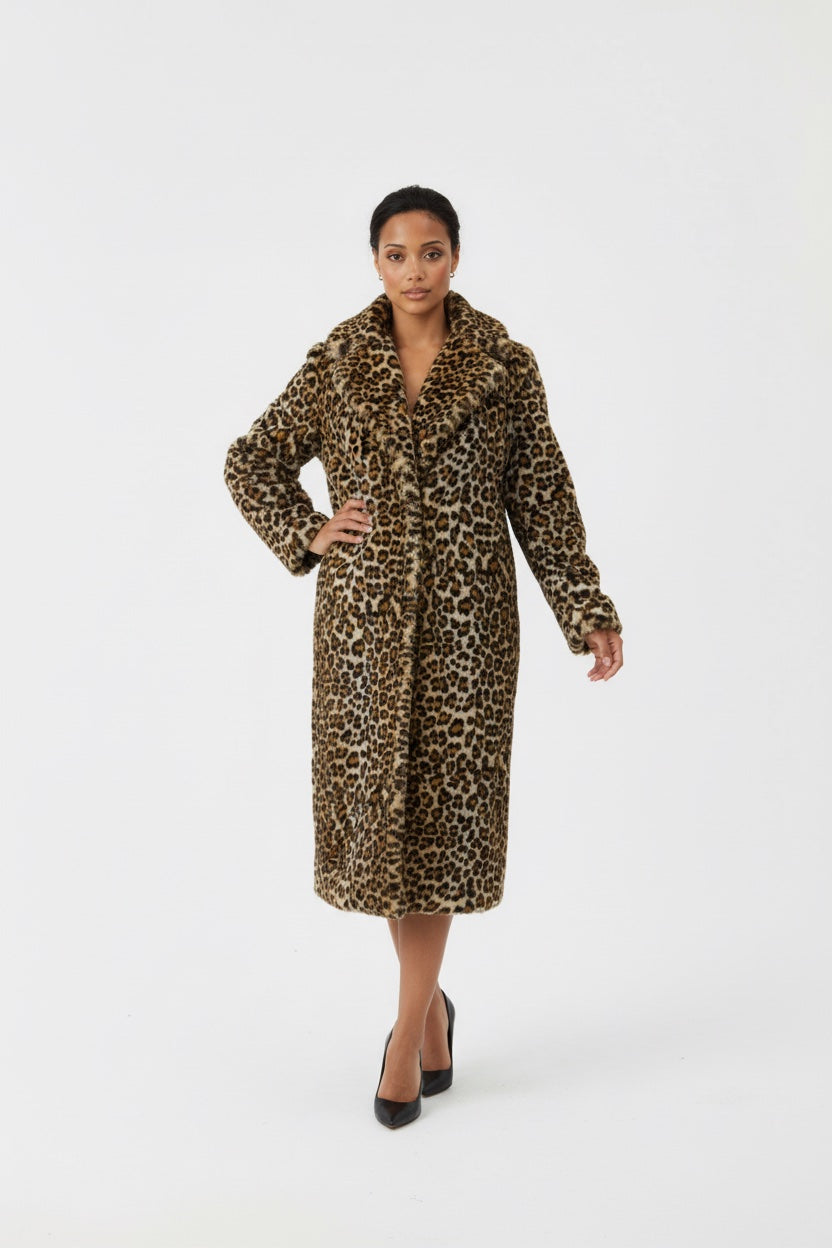 117 συνθετική μάξι γούνα