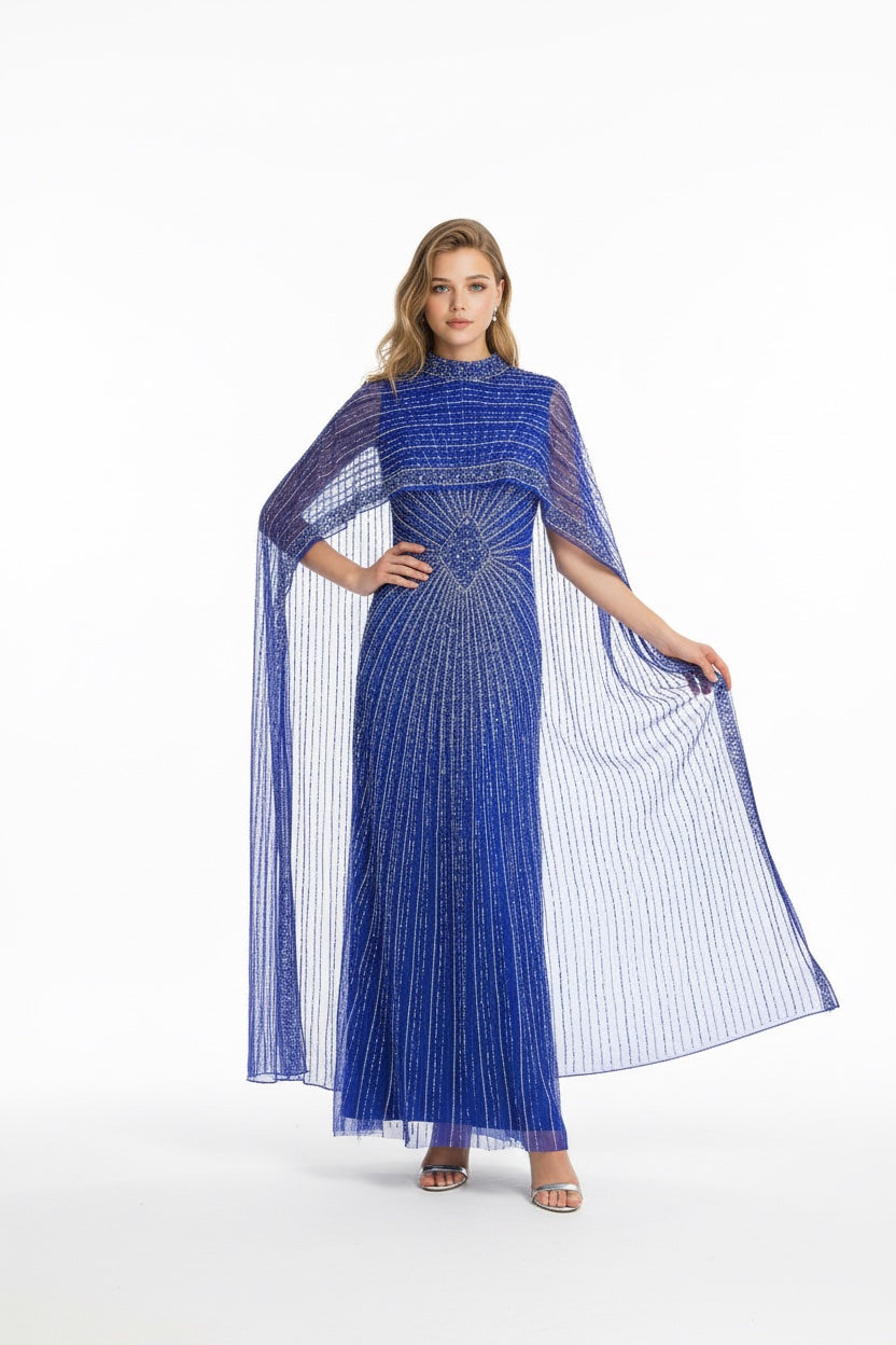 153 Βραδινό φόρεμα με κρύσταλλα