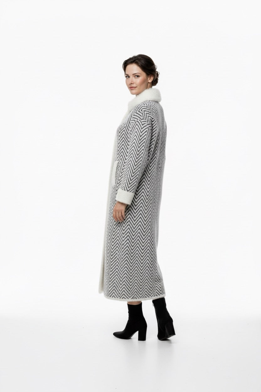 134 Ανκορά παλτό με γούνα ρενάρ