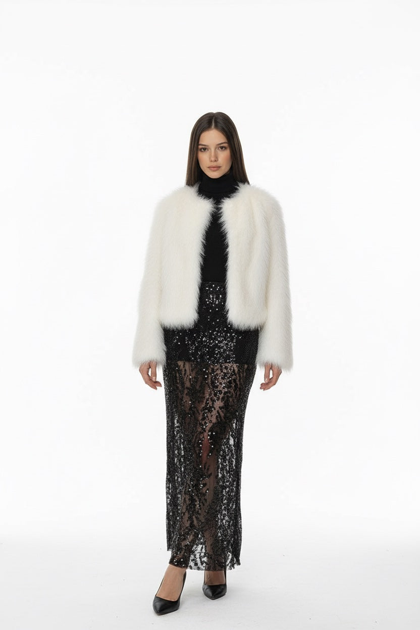 125 Συνθετική μίντι γούνα