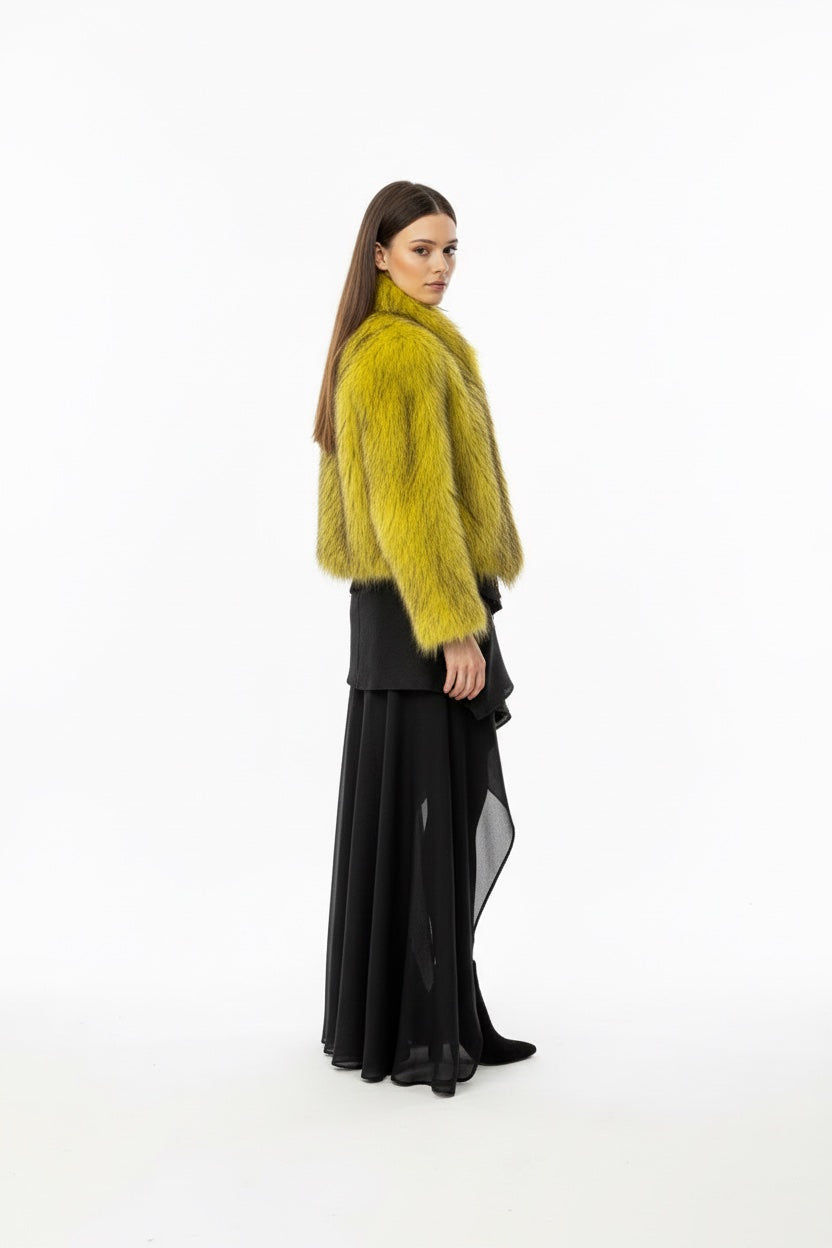 122 Συνθετική μίντι γούνα