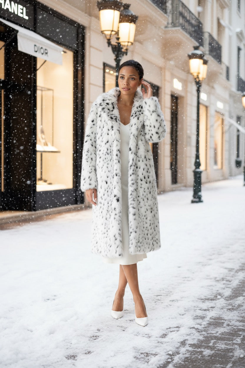 116 Συνθετική μάξι γούνα