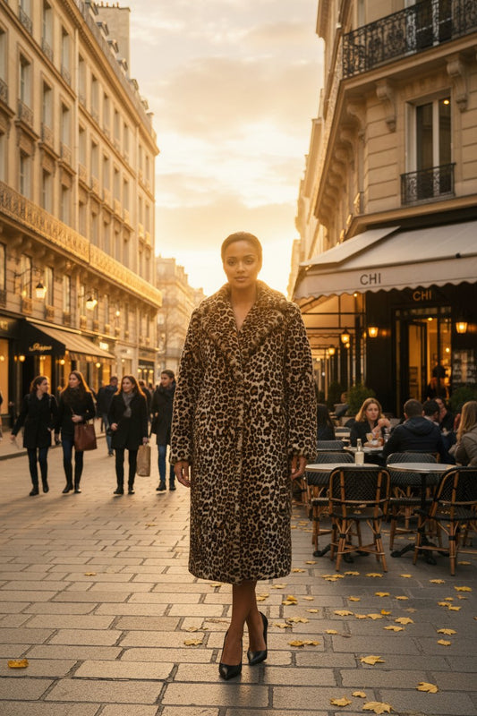 117 συνθετική μάξι γούνα