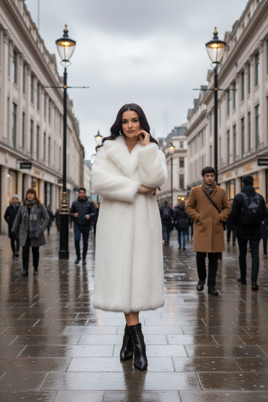 119 Συνθετική μάξι γούνα