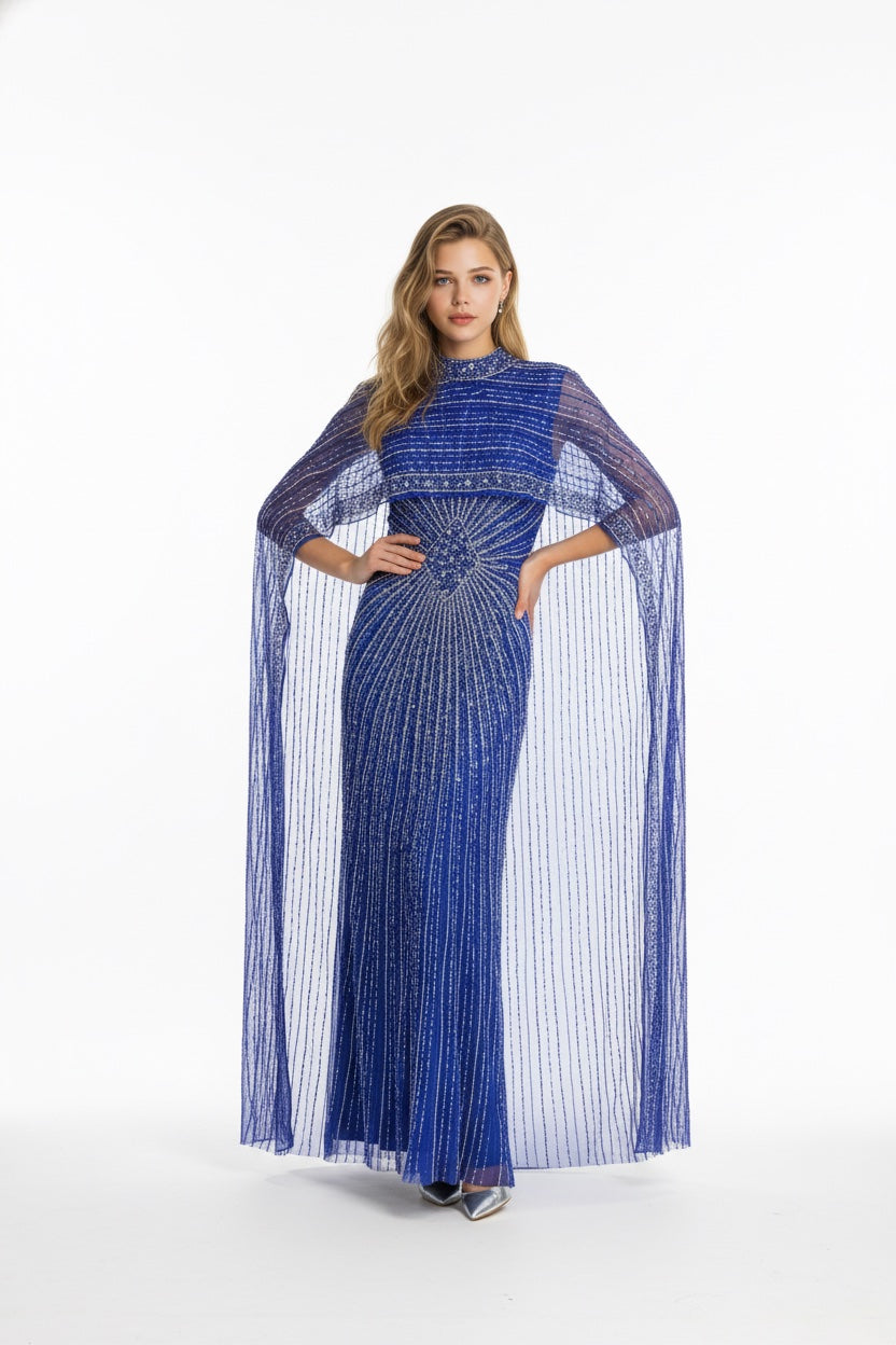 153 Βραδινό φόρεμα με κρύσταλλα