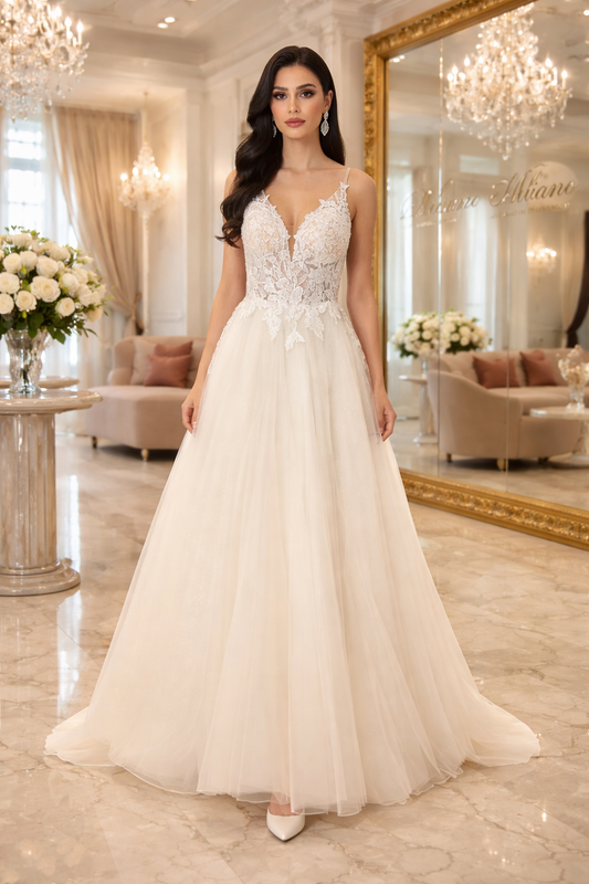 163 Ρομαντικό Νυφικό