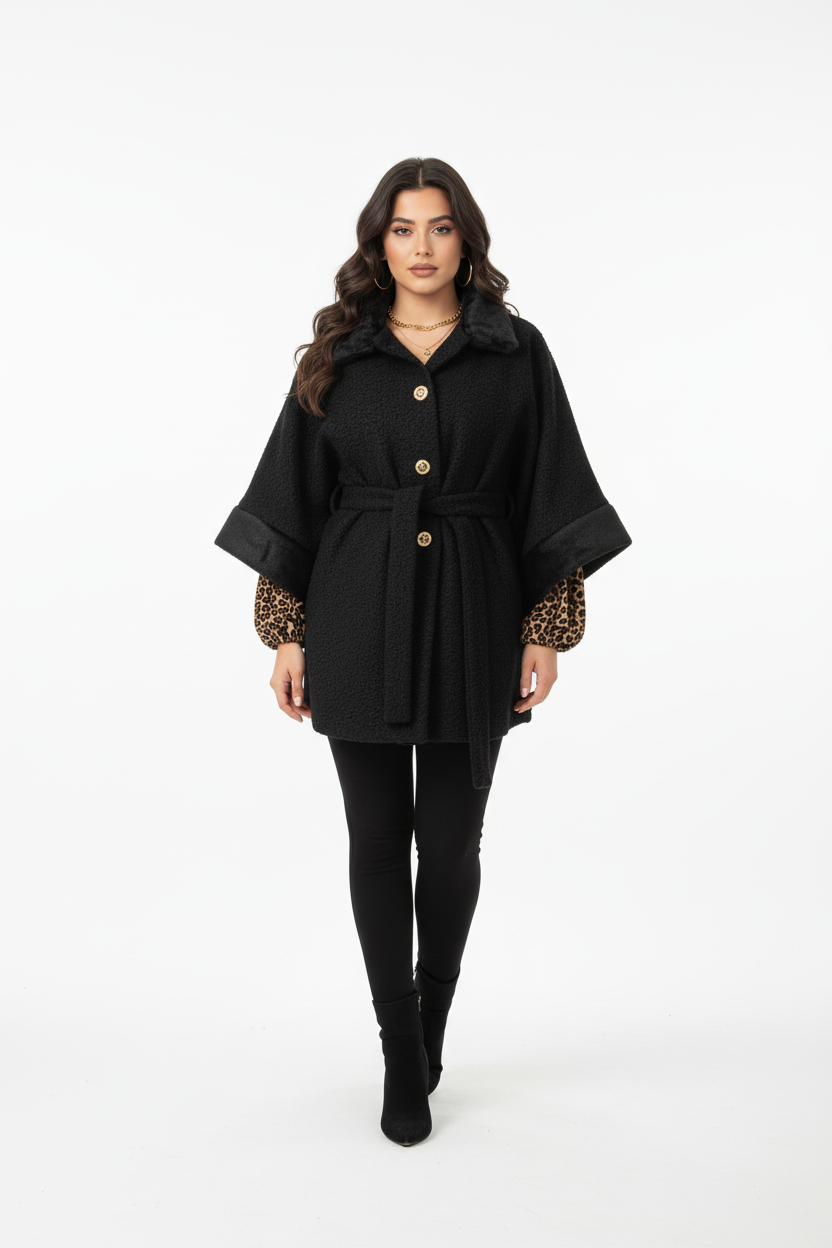 180  Luxury Bouclé Cape