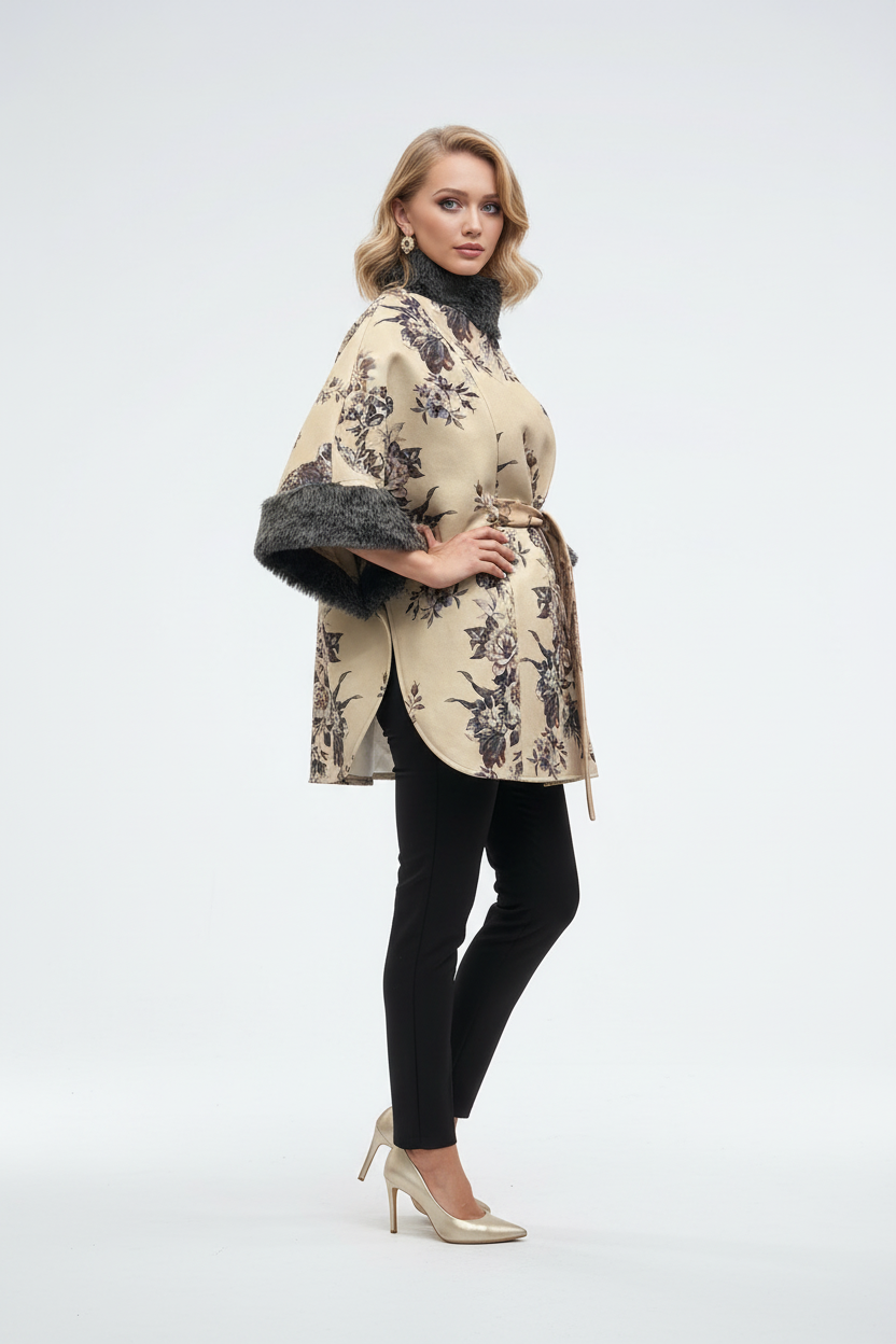 176 Luxury Floral Cape