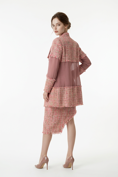 228   Dusty Rose Chenille Ensemble