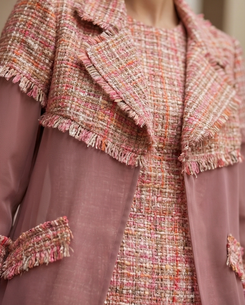 228   Dusty Rose Chenille Ensemble