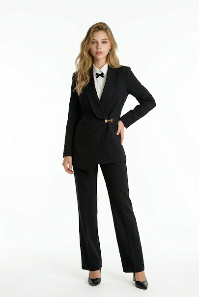 227   Premium Crepe Smoking Suit