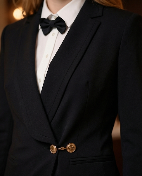 227   Premium Crepe Smoking Suit
