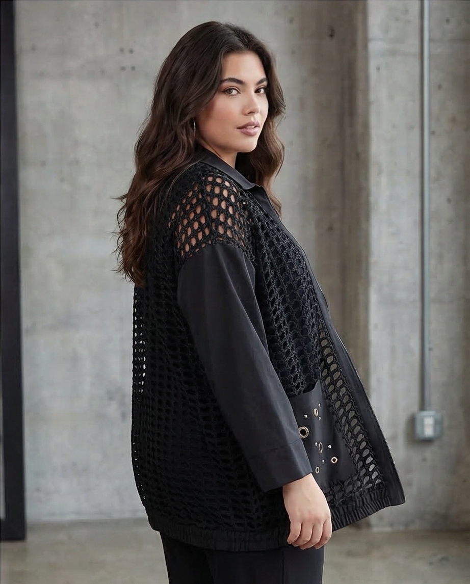 205  Elegant Black Plus Size 3-Piece Set – Cupro