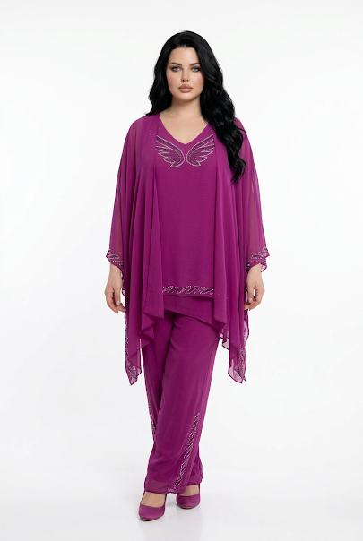 224   Fuchsia 3-Piece Luxury Set