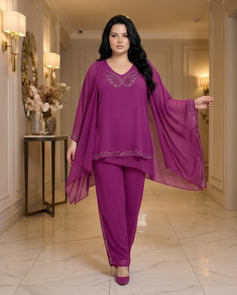 224   Fuchsia 3-Piece Luxury Set