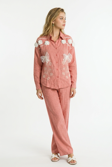 220  Luxury Cotton Set in Dusty Rose