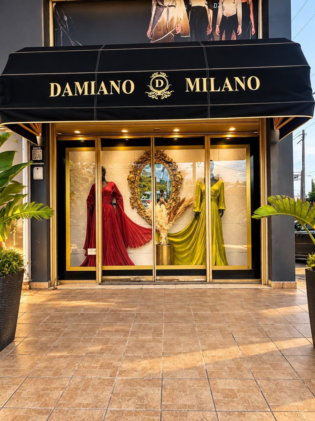 Η είσοδος του οίκου μόδας Damiano Milano στη Βάρη